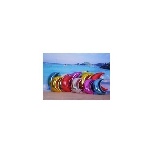New arrive 100pcs/lot 10'' moon mylar balloons MIX COLOR happy birthday party decoration ballon for party supplies foil balloon