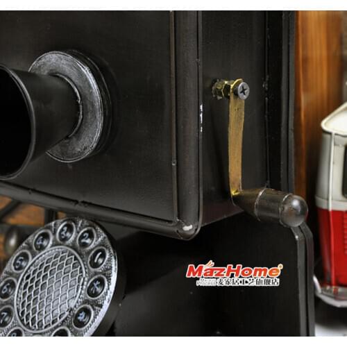 The new vintage retro telephone hanging ornaments home accessories simulation window props furnishings