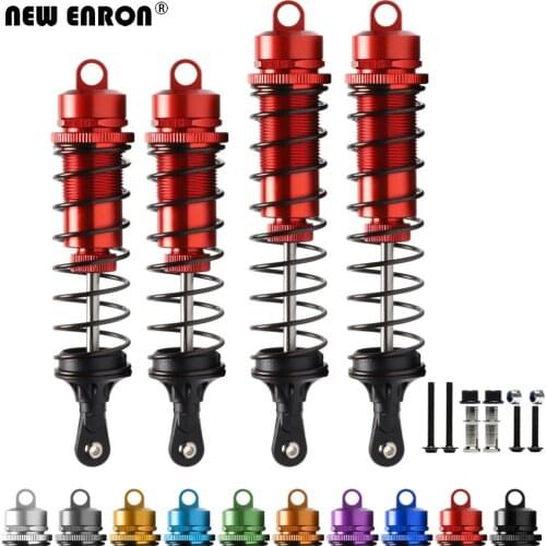 RC 77-105mm Front & 90-127mm Rear Aluminum Oil Shock Absorber Damper 4mm shafts For RC 1/8 Truck HSP Kyosho Nanda Losi Axial Car