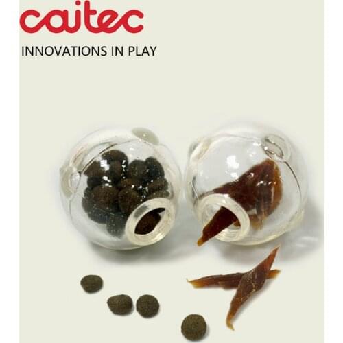 CAITEC Foraging Ball for Small Dogs or Small Birds Small Size Ball Soft Floatable 3.8 cm in diameter