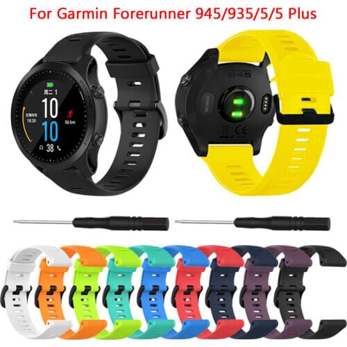 Watch Band For Garmin Forerunner 945 935 Fenix 5 Plus Strap For Fenix 6 / 6 Pro Quick Release Strap Silicone Bracelet 20mm