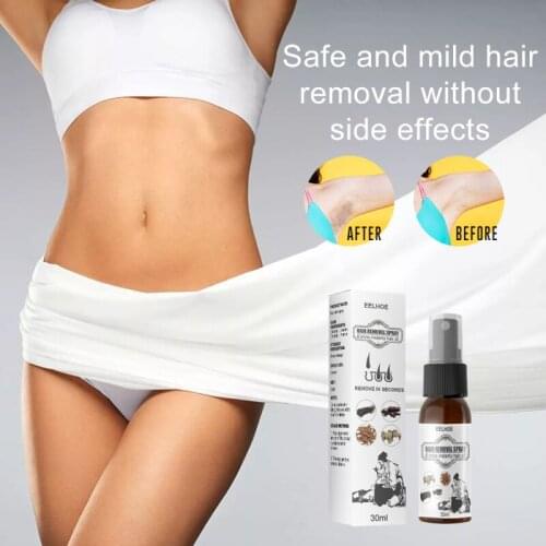 30ml eelhoe Gentle Moisturizing Hair Removal Spray Whole Body Hair Removal Underarm Spray Shaving Hair Depilation Products TSLM1