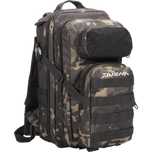 Outdoor Tactical Camouflage Men Fishing Bag Multifunctional Camping Climbing Shoulders Backpack Travel Multi-Purpose Sport Bags