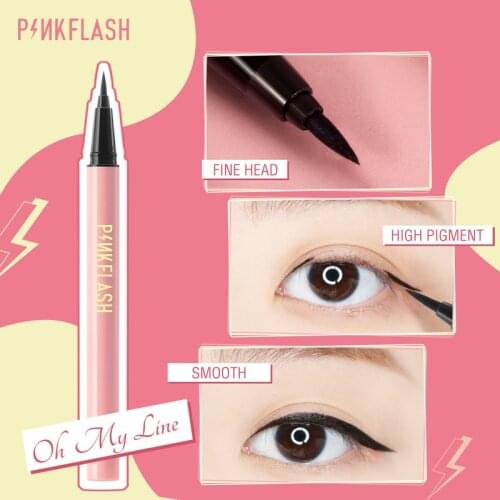 Ultra-fine Black Eyeliner Pen Evenly Sketch Waterproof Fast Drying Liquid Eye Liner Long Lasting Cat Eyes Makeup Cosmetic Tools