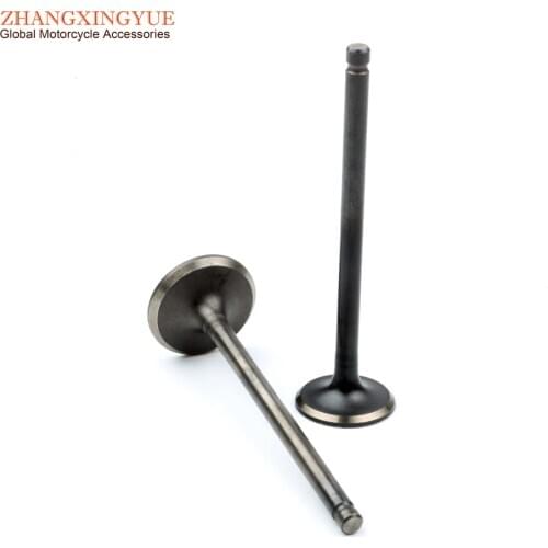 Scooter Intake and Exhaust Valves for SYM GR125 Symphony Sr Orbit2 Fiddle2 Jet4 Allo Crox XPro125cc 14711-F6A-0000 14721-F6A-000