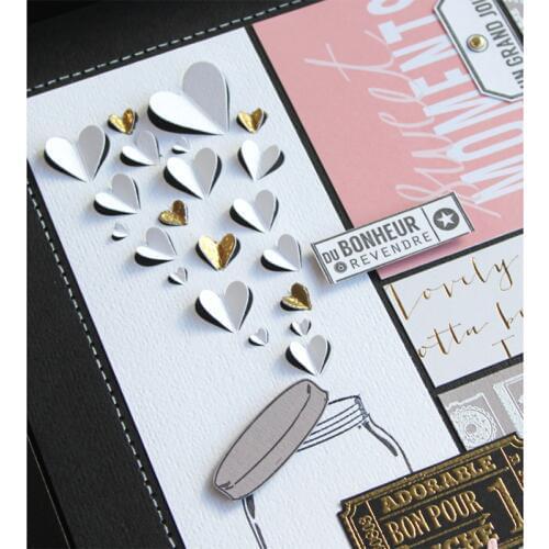 Fold Love Heart Dies Scrapbooking Metal Cutting Dies New 2018 Craft Die Cuts for Card Making Home Decorations DIY Emboss Stencil
