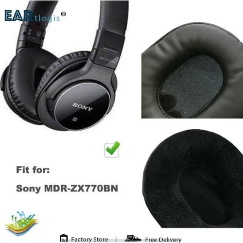 Replacement Ear Pads for Sony MDR-ZX770BN MDR ZX 770BN 770 BN Headset Parts Leather Cushion Velvet Earmuff Earphone Sleeve Cover