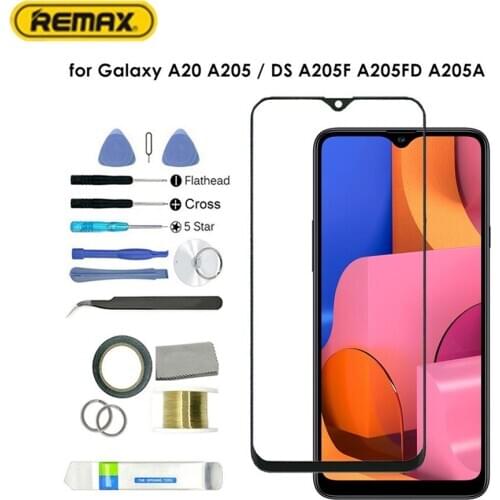 Protective Glass on the for Samsung Galaxy A20 A205 DS A205F glass full cover Samsung Max Screen Protector Tempered Glass