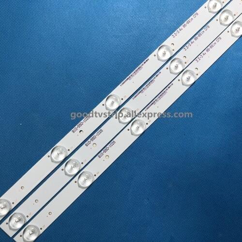1set=3Pieces IC-A-HWBF28D257 Led backlight A1B6 3.9-4.0v 74-761 B6 A1B6 3.5-3.7V 72-741M B6 530mm