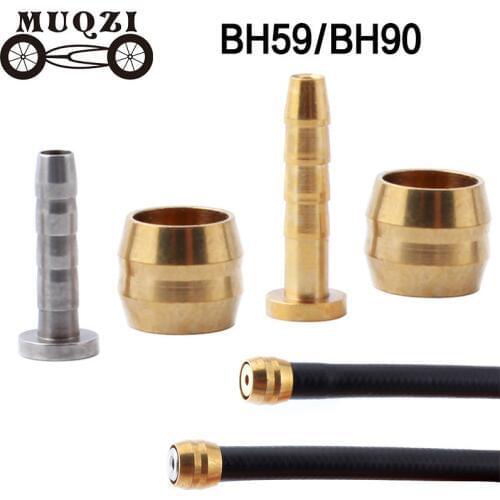 1Set Bicycle Brake Hose MTB Bike Hydraulic disc brake Olive Connect Insert for shimano BH90 Hydraulic disc brake cable BH59