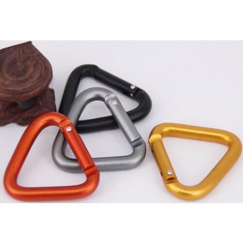200PCS Carabiner Camping Hiking Keychain Snap Clip Hook Water Bottle Kettle Buckle Outdoor Climbing Equipment Accessor F189