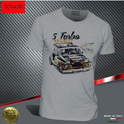 2019 Funny T-Shirt Renault 5 Gt Turbo Alpine Ragnotti Team Diac Rally Legend Unisex Tee