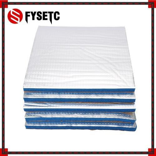 5pcs 220*220*10mm Heating Large Bed Sticker Heat Insulation Cotton Blue For Wanhao i3 Anet A8 A2 Tronxy X2 3D Printer Parts