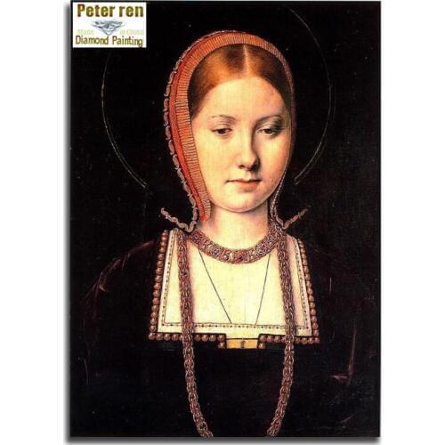 Diy diamond painting Cross stitch kits world masterpiece 3d square mosaic full embroidery beauty Paintings on the wall Catherine