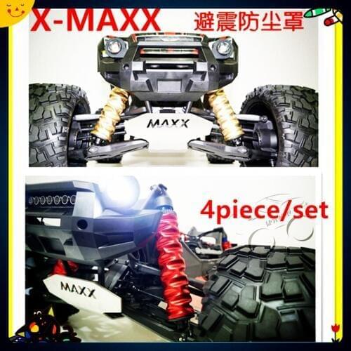 Shock absorbing dust cover for Traxxas X-Maxx