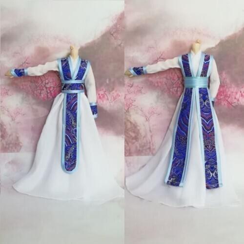 Barbi 1/6 Scale Figure Doll 1/4 1/3 BJD Clothes Accessories Ancient Costume Hanfu Fairy Dress For BJD/SD YOSD MSD SD13 A0750