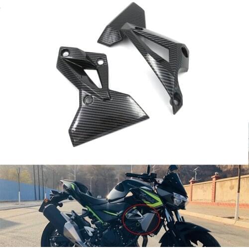 Carbon Fiber Paint Z400 Side Panel For 2018 2019 2020 Kawasaki Z400 Middle Engine Spoiler Cowling Protection Fairing