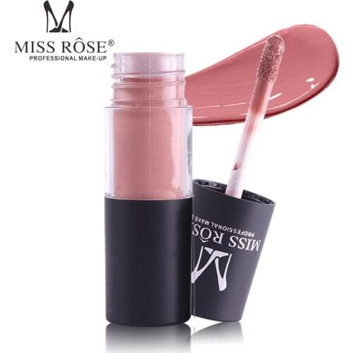 Cylindrical Tube Fog Surface Matte Moisturizing Not Easy To Stick Cup Lip Glaze Waterproof Not Easy To Discolor Lip Gloss