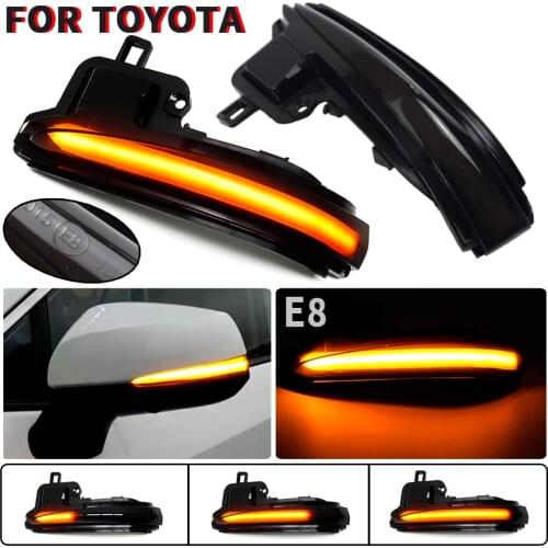 Dynamic Led Car Blinker Side Mirror Marker Turn Signal Light Lamp For Toyota RAV4 XA50 Alphard Vellfire HighlanderAccessories