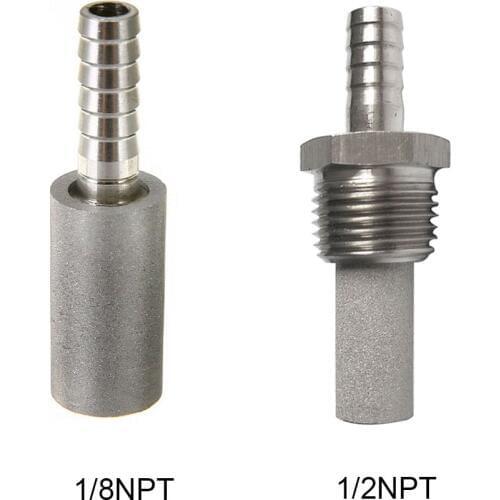 Home Oxygenation Effective Stainless Steel Beer Brewage Diffusion Aeration Stone Wine Tool Carbonation Micron Quick Plug #734