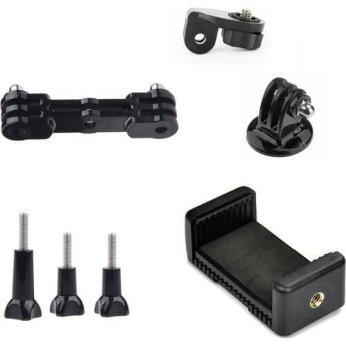 Double Camera Mount Holder Extension Arm Setup fr Video Recording w/ Phone gopro
