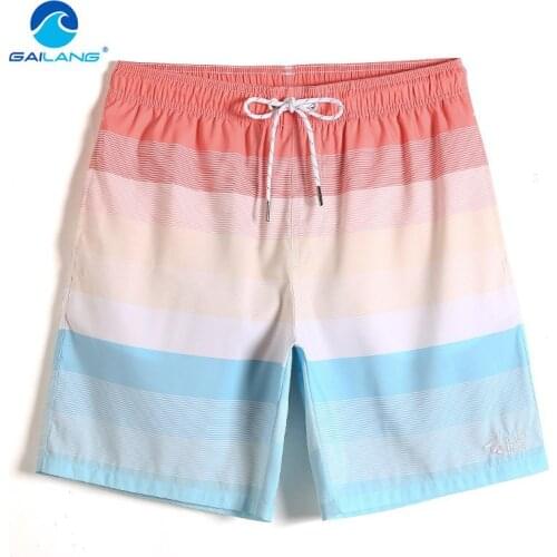 Gailang Brand Mens Casual Shorts Summer Men Boardshorts Beach Swimwear Board Short 2020 Quick Dry Swimsuits Man Jogger Trunks