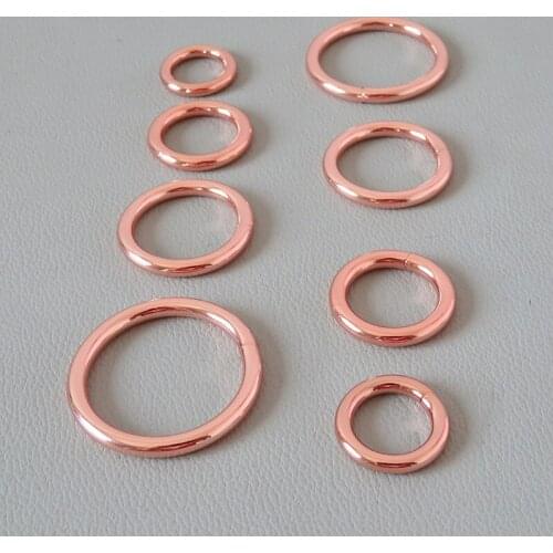 15mm 20mm 25mm 32mm Metal O Ring Buckle Keychain Clasp For Bag Backpack Accessory Straps Belt Loop Dog Collar Harness Hardware