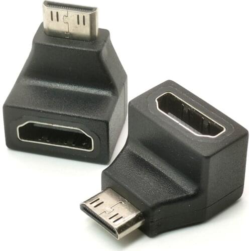 Mini HDMI-compatible HDMI Female to Mini HDMI Male Adapter