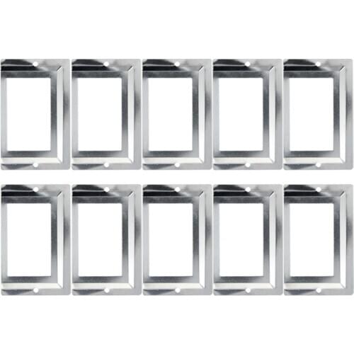 MroMax High Quality Label Frames Iron Plating 70*21mm/62*29mm/51*80mm Household Hardware M2.5*8mm 2/3/5/6/8/10/12/20/30/50pcs