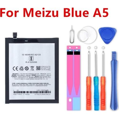 NEW 3.8V BT710 3060mAh Lithium Li Ion Battery Phone Replacement Cell For Meizu Blue A5 M710M M710H M793Q M5c Meilan A5
