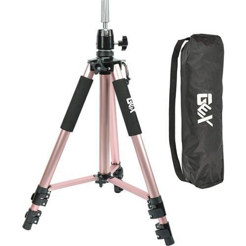 Rose Tripod Training Doll Head Mannequin Head Manikin Canvas Block Head Stand TRIPOD Aluminium Alloy Round Leg Strong Stable