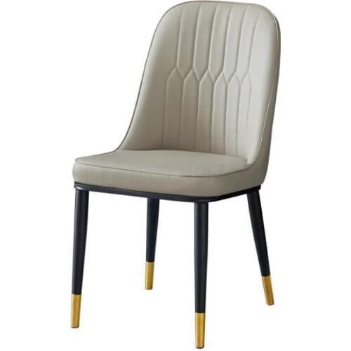 Nordic Style Household Dining Chair Simple Back Stool Makeup Manicure D