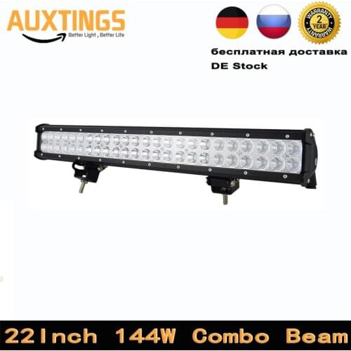 Led Light Bar IP67 22 inch 144W combo led light bar 12 volt led truck lights ip67 off road work light bar for car