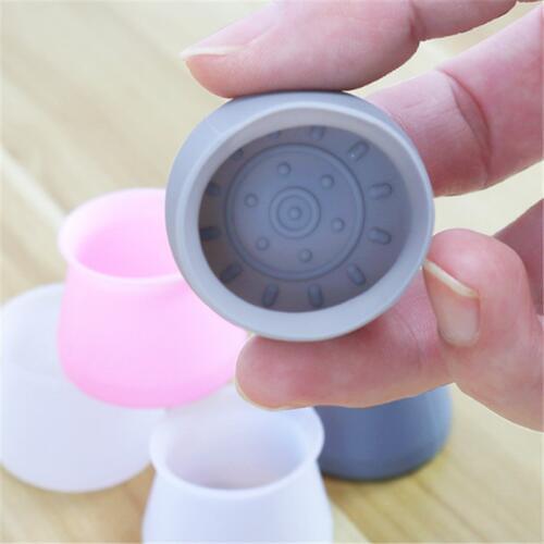 10PCs/set Silicone Chair Leg Caps Non-slip Round Pipe Tube Gloves Mat Table Desk Chair Foot Protection Pad Furniture Accessories