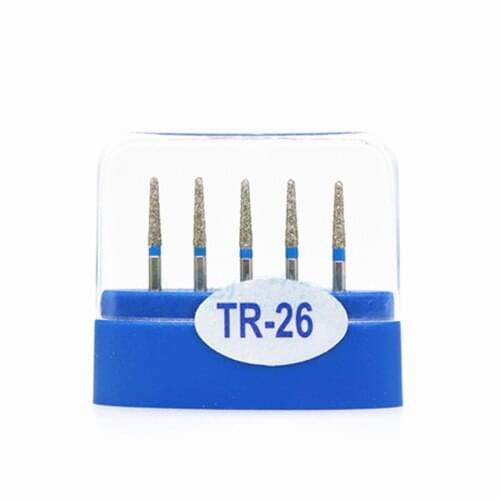 100pcs Dental Diamond burs FG Bur TR-26