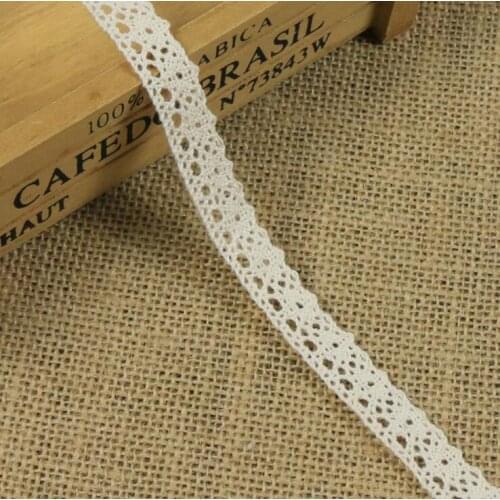 15Yards 0.59'' Wide Free shipping new style beautiful origional wave cotton/cluny lace trim wholesale price Z342