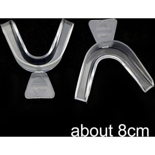 2pcs Moldable Dental Splint Teeth Trays Thermoforming Teeth Whitening Tool Home Oral Care Whitening Gel Mouthguard