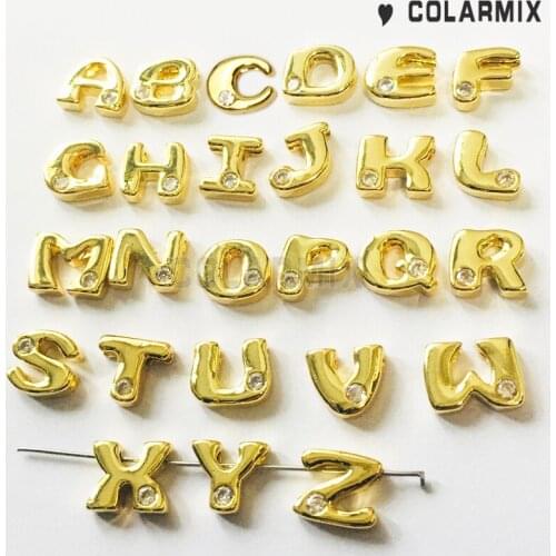 26pieces Letters charm pendants letters beads fashion jewelry accessories for women choose letter after your order 51068
