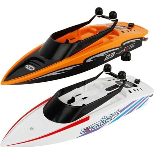 3323 4-Channel Remote Control Rowing RC Boat Mini 2.4G Dual Tail Propellers High Speed Boats Kids Out Door Fun Toys Water Boat