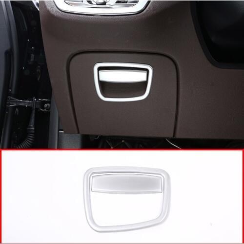 ABS Chrome Glove Box Switch Sequins Button Cover Trim For BMW 5 Series G30 2017-2018 Car Accessories