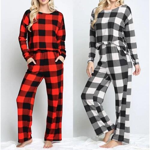 Blouse Pants Quality Pajamas Casual Sleepwear Nightdress Cosy Sport Style Long Sleeves Women Long Sleeves Sleepwear for Bathroom