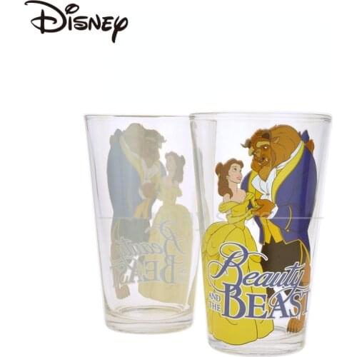 Disney Cup Beauty to the Beast Belle Princess series beverage cup home large capacity unleaded glass coffee mug beer mug