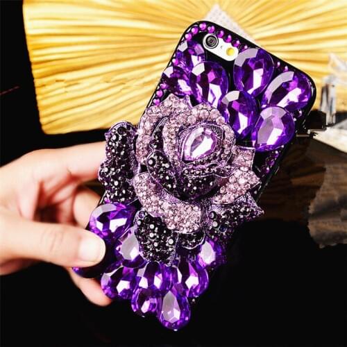 3D Blue Flowers cover bumper For Xiaomi Mi a2 lite Mi 9T 7a Redmi 5 plus 9S Note 8 5a Redmi 6a 4X 4A Note 5 6 7 9 Pro phone case