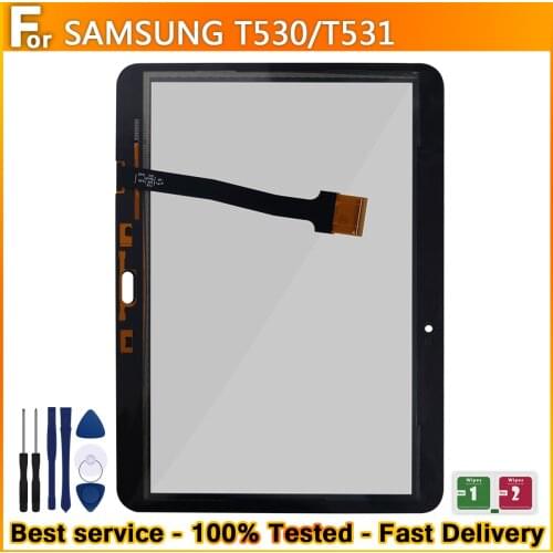 For Samsung Galaxy Tab 4 10.1 LTE T530 T531 T535 Touch Screen Glass Panel Replacement T530 T531 T535 Touch Screen
