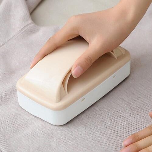 Dual-Brush Dust Pet Hair Clothes Lint Remover Fluff Fuzz Fabric Shaver Roller Cleaning Brushes