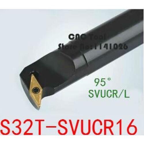 S32T-SVUCR16, 32mm 95 degrees Internal turning tools Factory outlets, For VCMT1604 Insert the lather,boring bar,machine