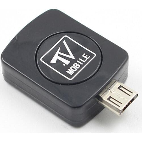 Mini Micro USB DVB-T tuner TV receiver Dongle/Antenna DVB T HD Digital Mobile TV HDTV Satellite Receiver for Android Phone