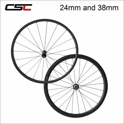 Chinese Wholesaler Carbon Wheel Front 24/38/50/60mm Rear 38/50/60/88mm Tubular And Clincher 23mm With R36 Hub