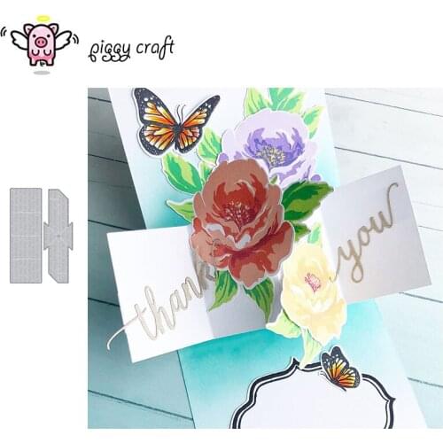 Piggy Craft metal cutting dies cut die mold Greeting card decoration Scrapbook paper craft knife mould blade punch stencils dies