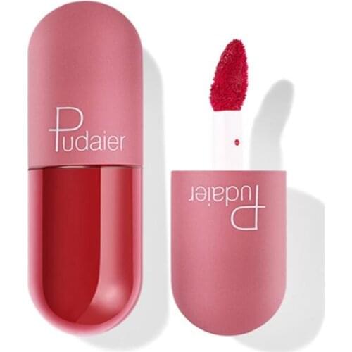 Mini capsule Lip Gloss Moisturizing Liquid Glaze Lipstick Color Professional Complete Make Up Non-Stick Cup Maquiagem TSLM1